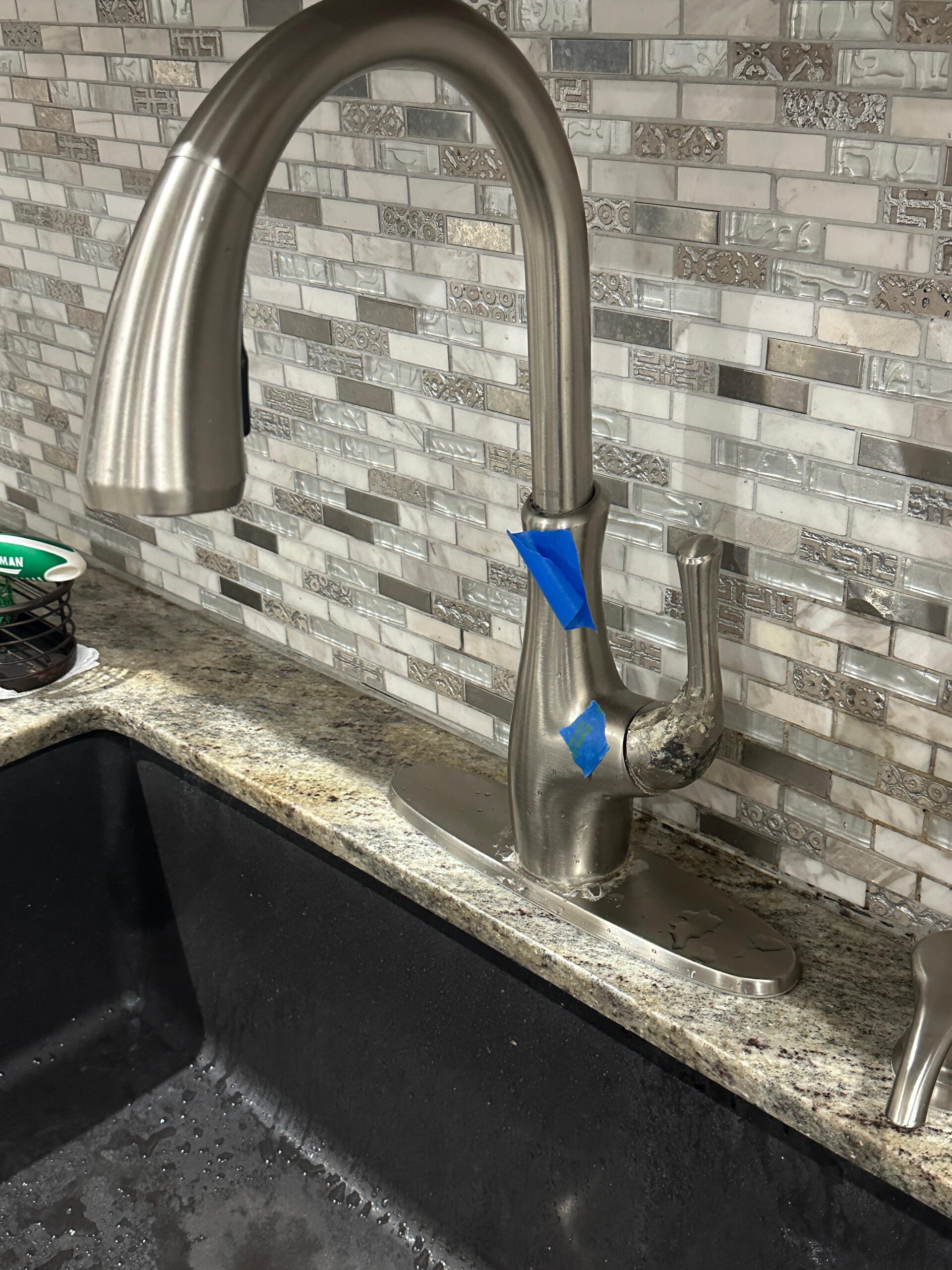 kitchen faucet replacement before